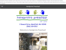 Tablet Screenshot of handprintspreschoolinc.com